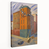 Modern Wall Art: Urban Surrealism - Bold Architectural Abstract Print