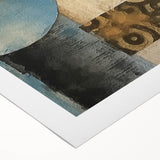 Abstract strokes wall art on rolled canvas showcasing vibrant colors and dynamic brushwork, ideal for modern home decor. Perfect for creating a stylish focal point.