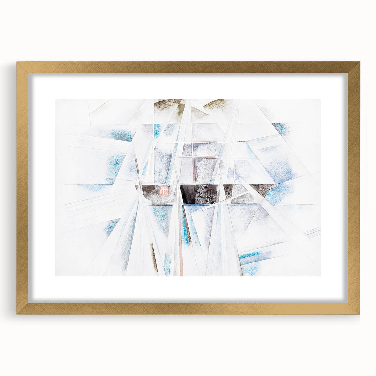 Modern Wall Art - Bold Minimalist Shapes | Abstract Art Print for Contemporary Decor