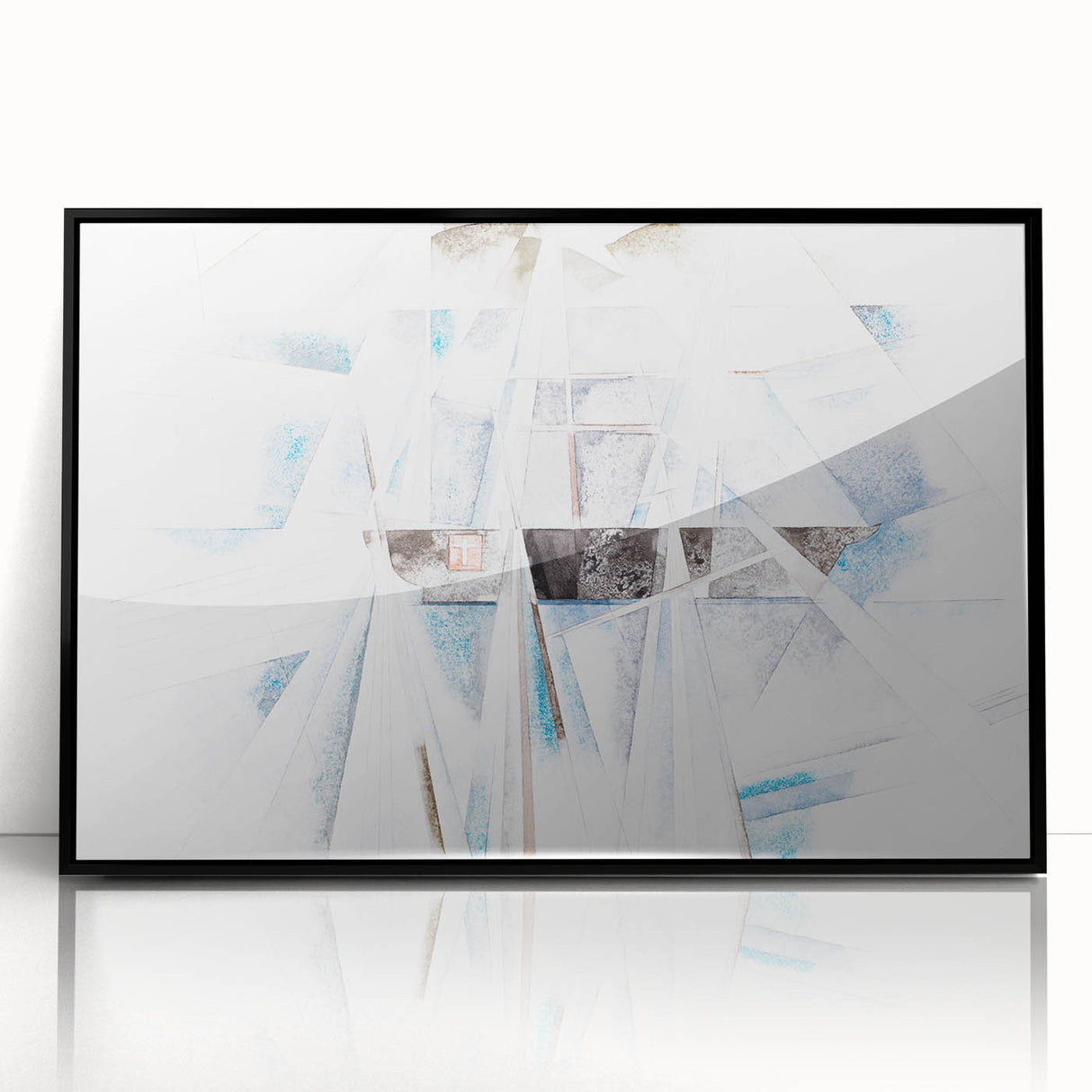 Modern Wall Art - Bold Minimalist Shapes | Abstract Art Print for Contemporary Decor