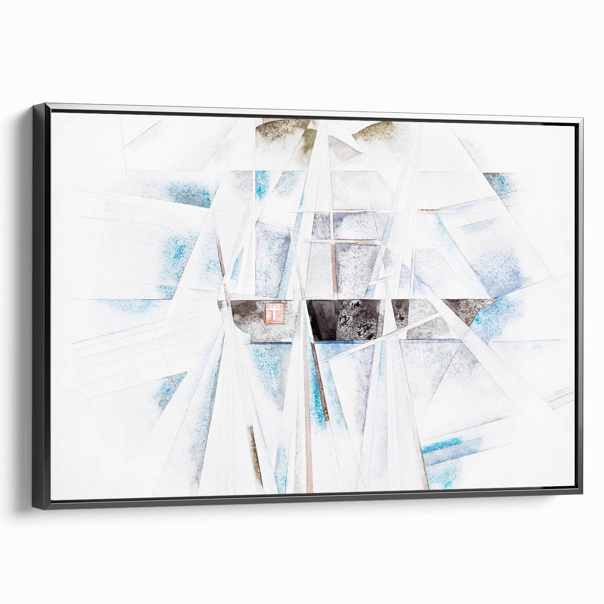 Modern Wall Art - Bold Minimalist Shapes | Abstract Art Print for Contemporary Decor
