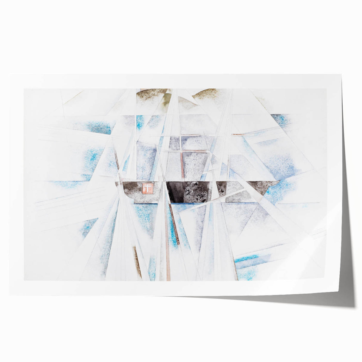 Modern Wall Art - Bold Minimalist Shapes | Abstract Art Print for Contemporary Decor