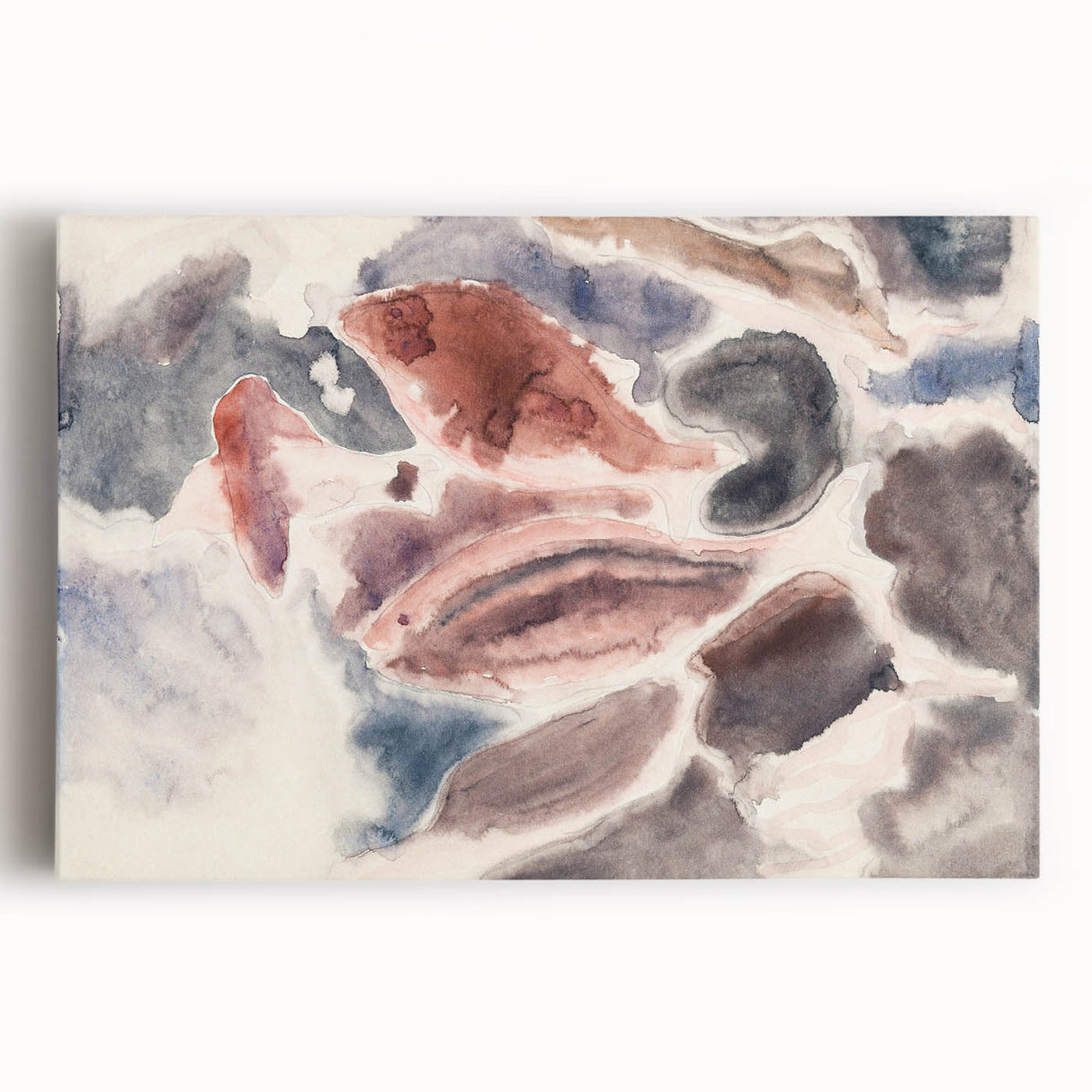 Modern Wall Art - Tranquil Ocean Breeze | Contemporary Abstract Art Print