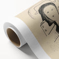 Modern Wall Art: Couple - Minimalist Abstract Line Drawing Print
