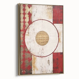 Framed abstract strokes wall art showcasing a blend of gold and neutral tones, adding elegance to modern decor. Ideal for enhancing living spaces or offices.