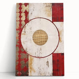 Abstract strokes wall art on stretched canvas, showcasing vibrant colors in an artistic design. Perfect for modern home decor, adding a stylish touch to any space.