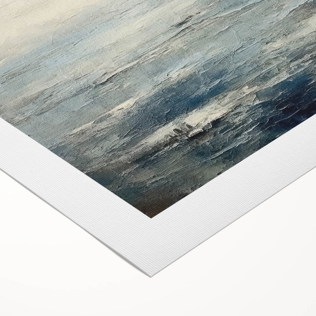 Abstract strokes wall art on rolled canvas, showcasing vibrant colors and dynamic patterns, perfect for modern home decor. Packaged securely in a cardboard tube for preservation.