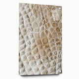 Abstract wall art print showcasing vibrant strokes in shades of blue, pink, and gold, displayed in a sleek acrylic frame with pin mounting for a modern aesthetic. Perfect for enhancing contemporary interiors.