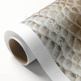 Abstract wall art on rolled canvas showcasing vibrant strokes in shades of blue, pink, and gold, perfect for modern home decor and artistic expression.