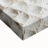 Close-up of a vibrant abstract strokes wall art on stretched canvas, showcasing bold colors and dynamic brushwork, perfect for modern home decor.