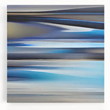 Abstract strokes wall art on stretched canvas, showcasing vibrant colors and dynamic patterns. Perfect for modern home decor, adding a contemporary touch to any room.