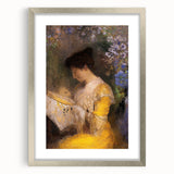 Modern Wall Art: Madame Fontaine - Elegant Impressionist Portrait