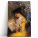 Modern Wall Art: Madame Fontaine - Elegant Impressionist Portrait