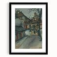 Modern Wall Art: Old Košice - Moody Architectural Landscape Print