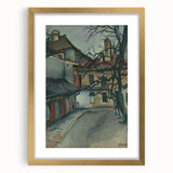 Modern Wall Art: Old Košice - Moody Architectural Landscape Print