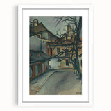 Modern Wall Art: Old Košice - Moody Architectural Landscape Print