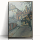 Modern Wall Art: Old Košice - Moody Architectural Landscape Print