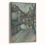 Modern Wall Art: Old Košice - Moody Architectural Landscape Print