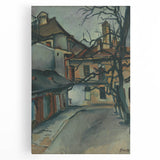 Modern Wall Art: Old Košice - Moody Architectural Landscape Print