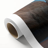 Stunning rolled canvas showcasing a vibrant landscape of majestic cliffs under a bright blue sky, ideal for home decor and art enthusiasts. Perfect for adding a touch of nature to any space.