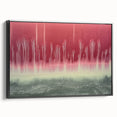 Modern Abstract Office Wall Art - Elegant Framed Canvas Print
