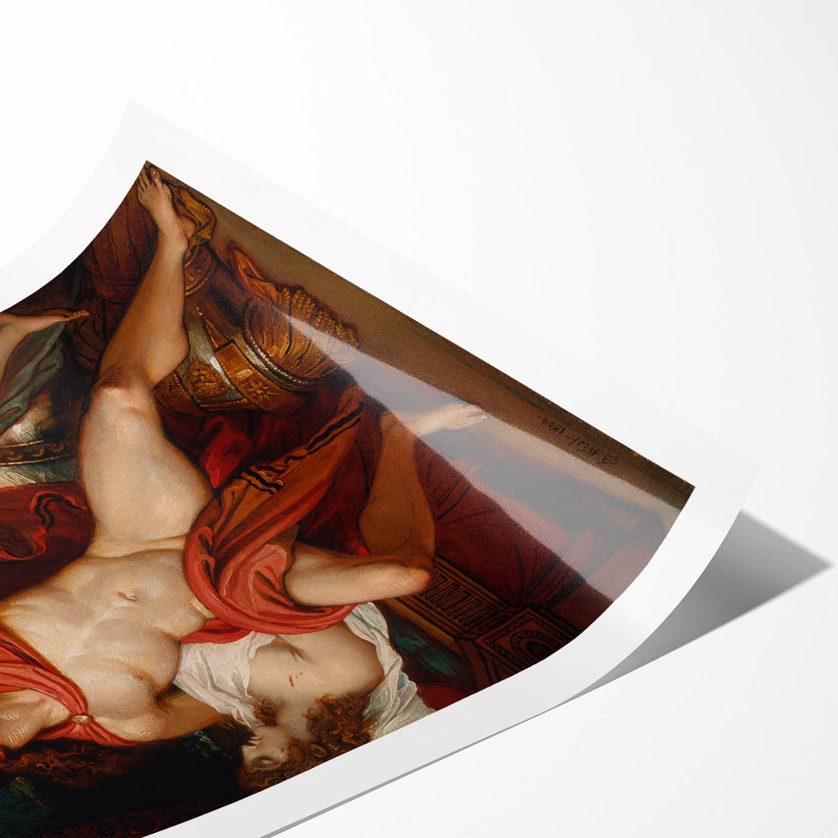 Neoclassical Greek Mythology Art Print - Thetis and Achilles by West