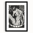 Expressionist Art: Female Nude by Ernst Ludwig Kirchner Print