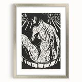 Expressionist Art: Female Nude by Ernst Ludwig Kirchner Print