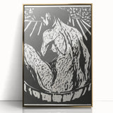 Expressionist Art: Female Nude by Ernst Ludwig Kirchner Print