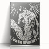 Expressionist Art: Female Nude by Ernst Ludwig Kirchner Print