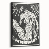 Expressionist Art: Female Nude by Ernst Ludwig Kirchner Print