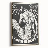 Expressionist Art: Female Nude by Ernst Ludwig Kirchner Print