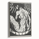 Expressionist Art: Female Nude by Ernst Ludwig Kirchner Print