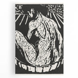 Expressionist Art: Female Nude by Ernst Ludwig Kirchner Print