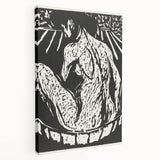 Expressionist Art: Female Nude by Ernst Ludwig Kirchner Print