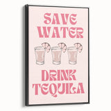 Black and white vintage poster art of a landscape on framed canvas, suitable for bedroom wall decor.