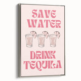 Landscape art painting of colorful rolling hills on framed canvas.