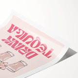 Extra large wall art featuring line art flowers in black and white on rolled canvas, suitable for large living room decor.