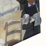 Impressionist Beach Scene - Monet's The Beach at Trouville, Print