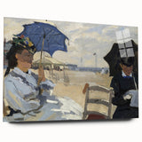 Impressionist Beach Scene - Monet's The Beach at Trouville, Print