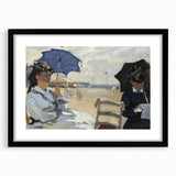 Impressionist Beach Scene - Monet's The Beach at Trouville, Print