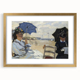 Impressionist Beach Scene - Monet's The Beach at Trouville, Print