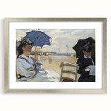 Impressionist Beach Scene - Monet's The Beach at Trouville, Print