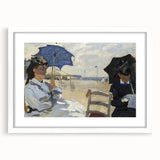 Impressionist Beach Scene - Monet's The Beach at Trouville, Print