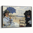 Impressionist Beach Scene - Monet's The Beach at Trouville, Print
