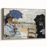 Impressionist Beach Scene - Monet's The Beach at Trouville, Print