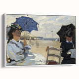 Impressionist Beach Scene - Monet's The Beach at Trouville, Print