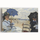 Impressionist Beach Scene - Monet's The Beach at Trouville, Print