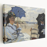 Impressionist Beach Scene - Monet's The Beach at Trouville, Print