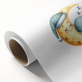 Children’s Wall Decor - Sleeping Moon & Whale Dreamy Night Art